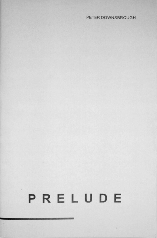 Peter Downsbrough: Prelude, 1997